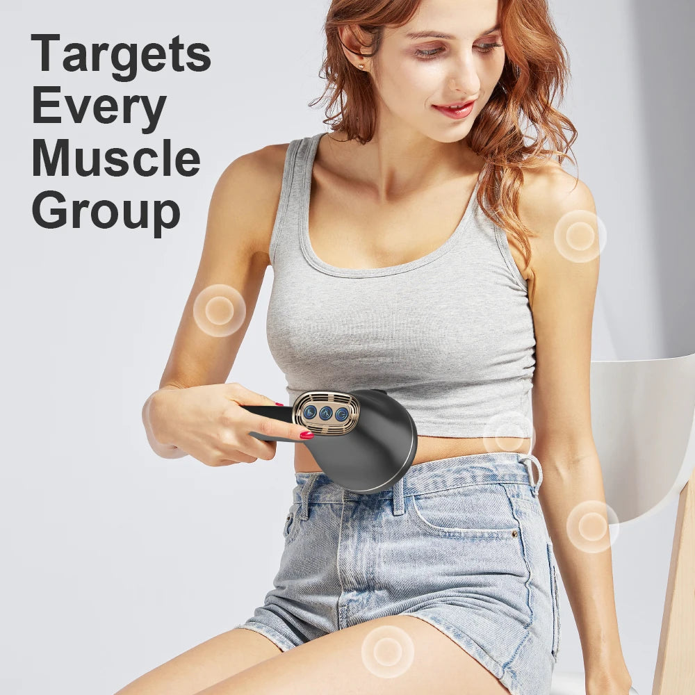 Smart Library PL-668 Electronic Handheld Relax Tone Vibrating Roller Anti Cellulite Massage Device Full Body Muscle Massager Bac