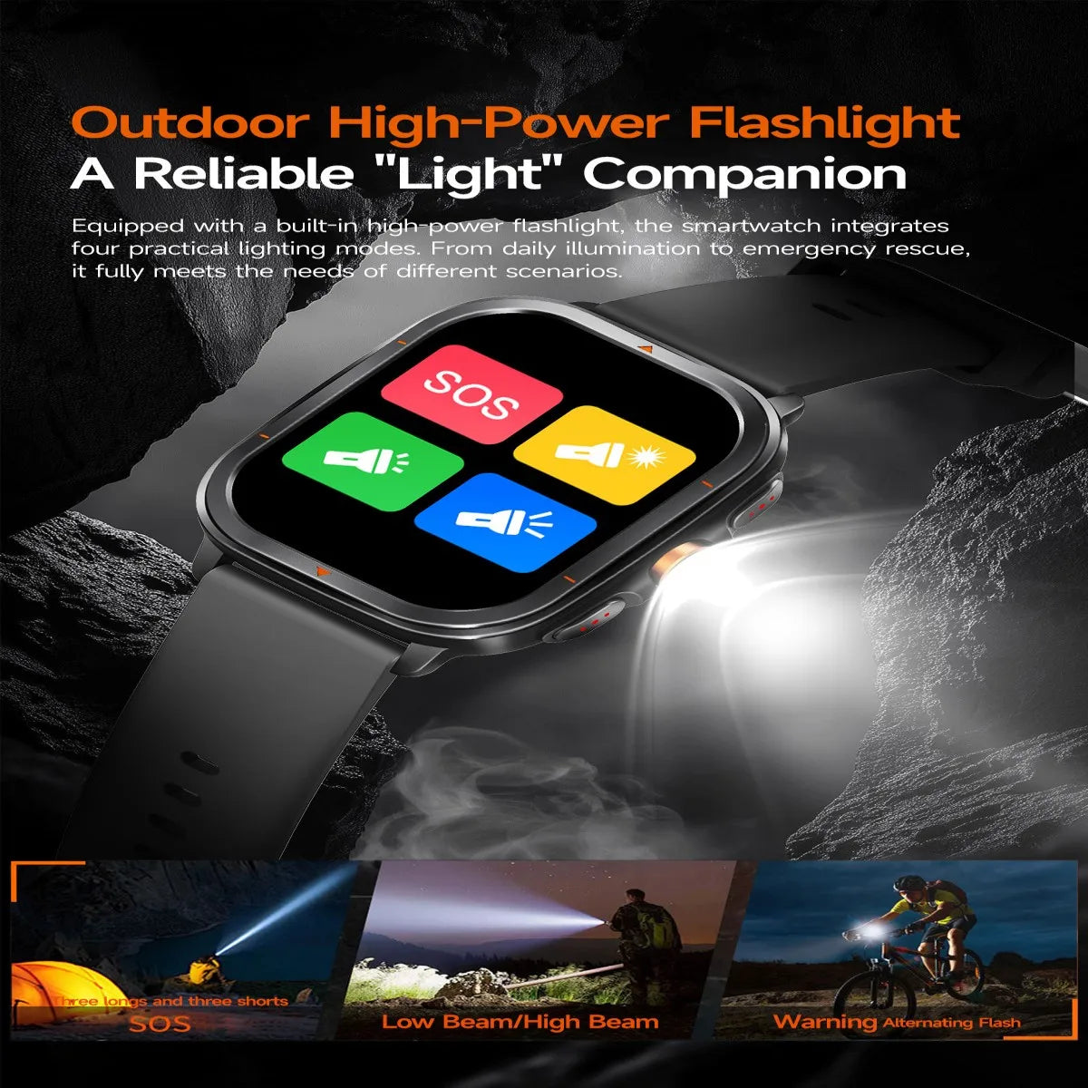 2025 New Military Smart Watches Bulit-in GPS Offline Maps Compass Altimeter Barometric 3ATM Waterproof Sports Smartwatches Men