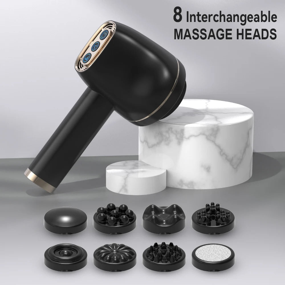 Smart Library PL-668 Electronic Handheld Relax Tone Vibrating Roller Anti Cellulite Massage Device Full Body Muscle Massager Bac