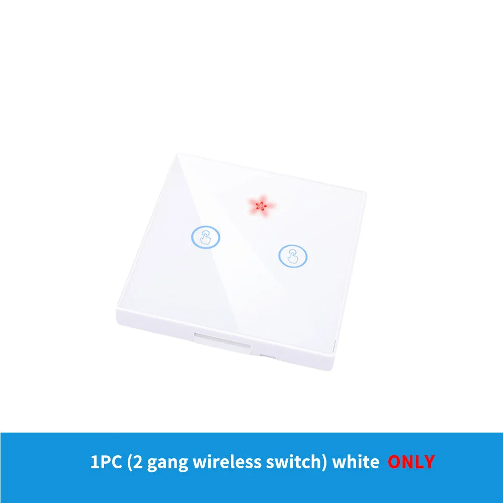 The Tuya smart switch-off device features wireless touch, WiFi, random stickers, APP remote control, Alexa voice control, and ti