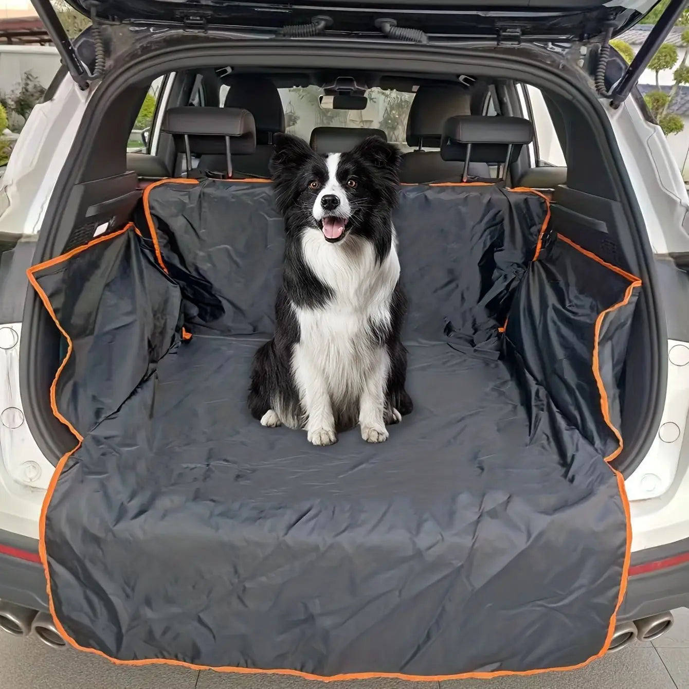 Homefish Pet Trunk Mat For Large And Medium Sized Dogs Car Tailgate Mat Anti Stain Pet Seat Cushion