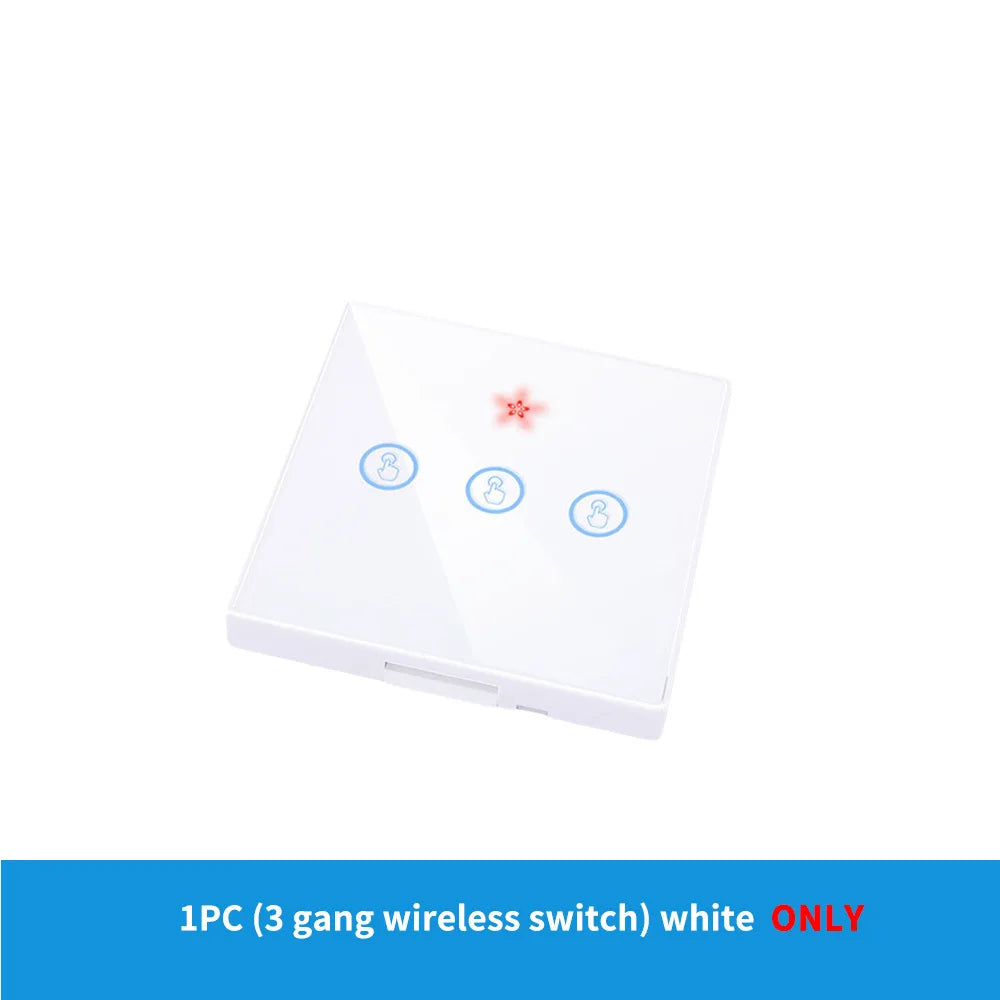 The Tuya smart switch-off device features wireless touch, WiFi, random stickers, APP remote control, Alexa voice control, and ti