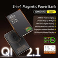 Magnetic Wireless Powerbank Qi 2.1 USB-C Fast Charging External Battery for iPhone 12-17 Pro Airpods Apple Watch Xiaomi 10000mAh