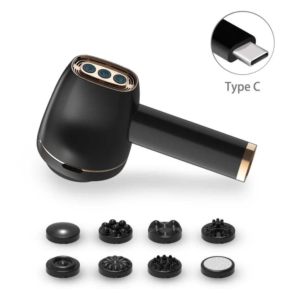Smart Library PL-668 Electronic Handheld Relax Tone Vibrating Roller Anti Cellulite Massage Device Full Body Muscle Massager Bac