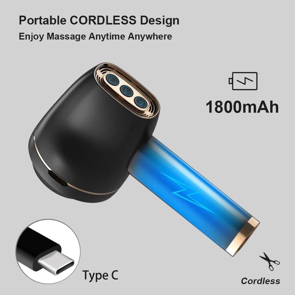 Smart Library PL-668 Electronic Handheld Relax Tone Vibrating Roller Anti Cellulite Massage Device Full Body Muscle Massager Bac