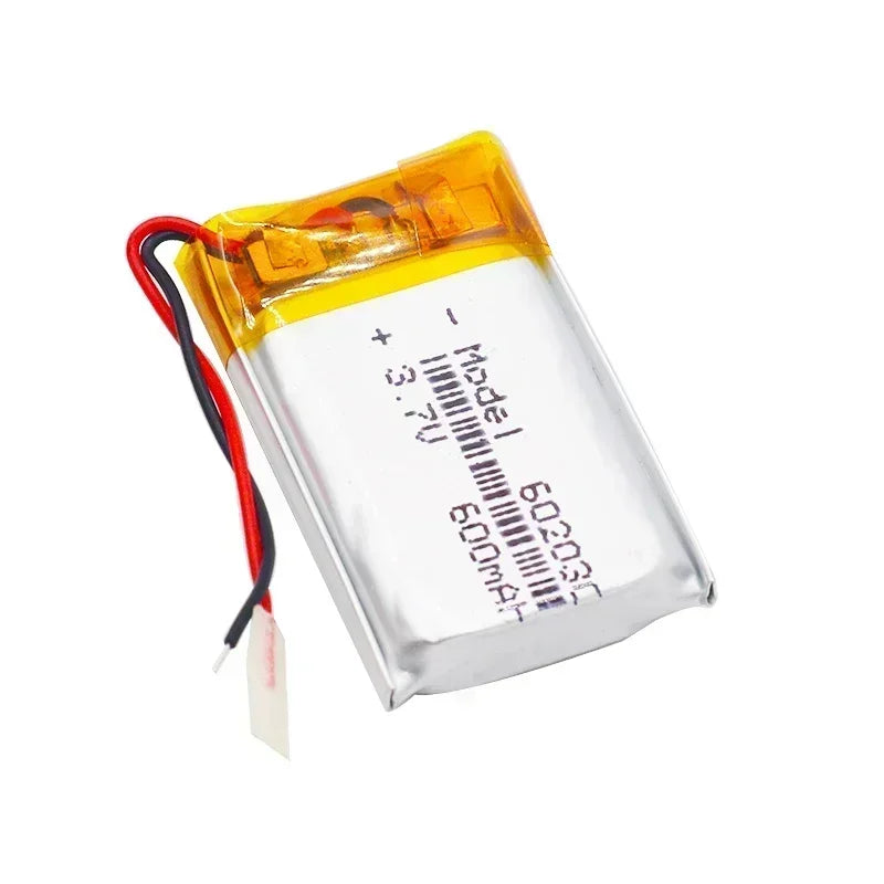 3.7V 600mAh 602030 Lithium Battery 502030 052030 Lithium Polymer Batteries for Wireless Bluetooth Headset Toy Smart Watch
