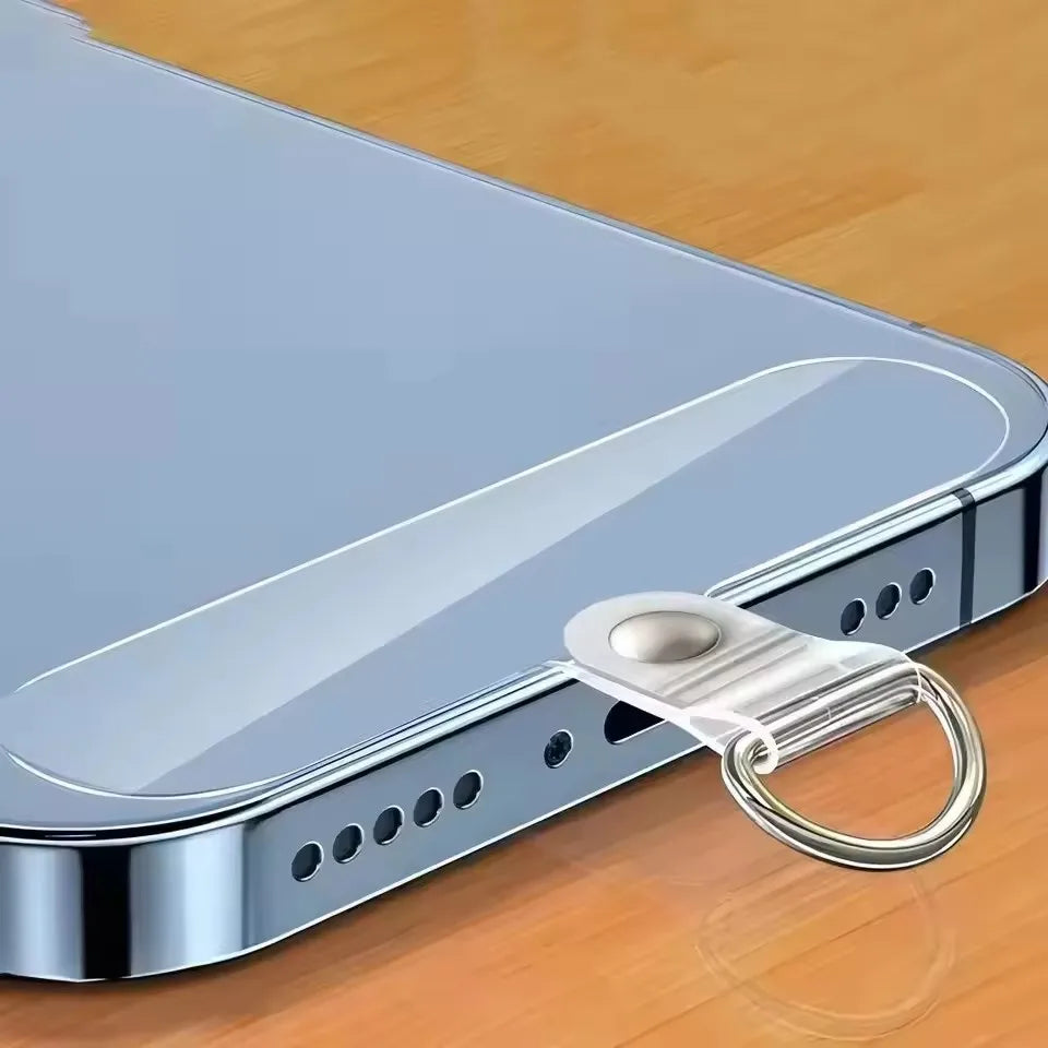 Universal Transparent Detachable Phone Lanyard Clips Card Wrist Cord Straps Patchs for Samsung Iphone Huawei Xiaomi Accessories