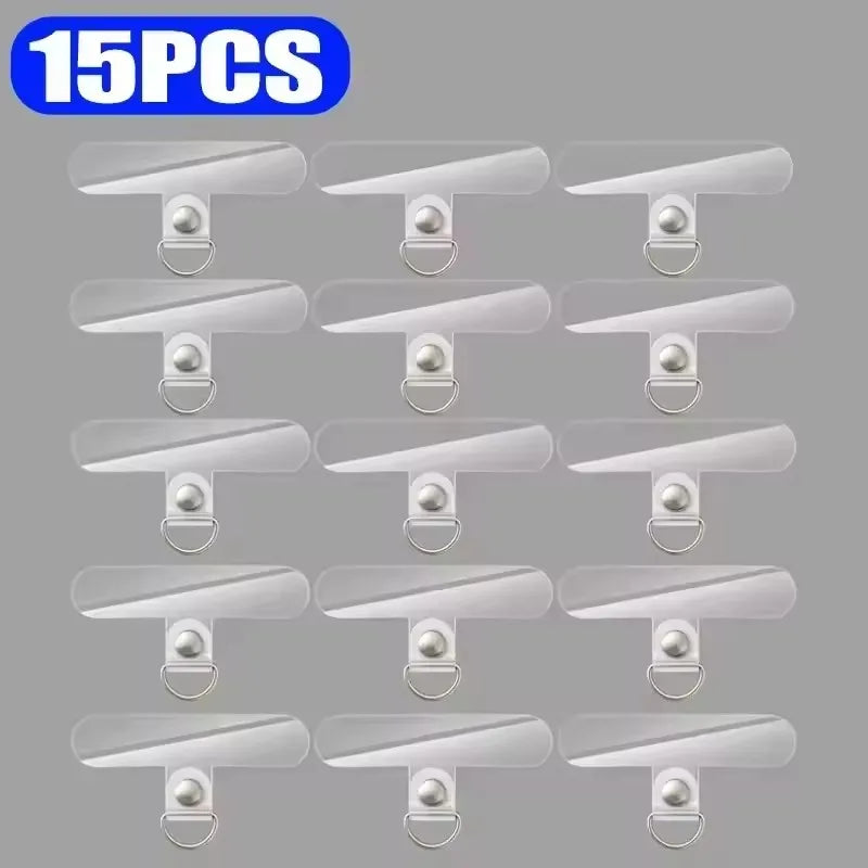 Universal Transparent Detachable Phone Lanyard Clips Card Wrist Cord Straps Patchs for Samsung Iphone Huawei Xiaomi Accessories