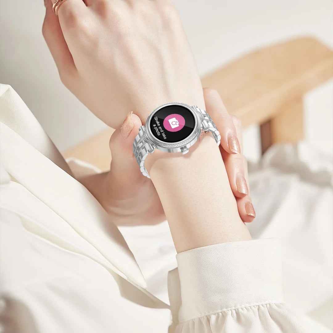 Smart Watch for Women 24 Hours Health Rate Sleeping Monitor Outdoor Activities Tracker Sport Watch with Calorie Cycling Watch