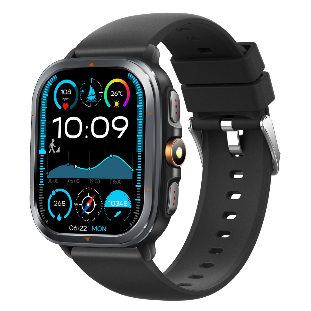 2025 New Military Smart Watches Bulit-in GPS Offline Maps Compass Altimeter Barometric 3ATM Waterproof Sports Smartwatches Men