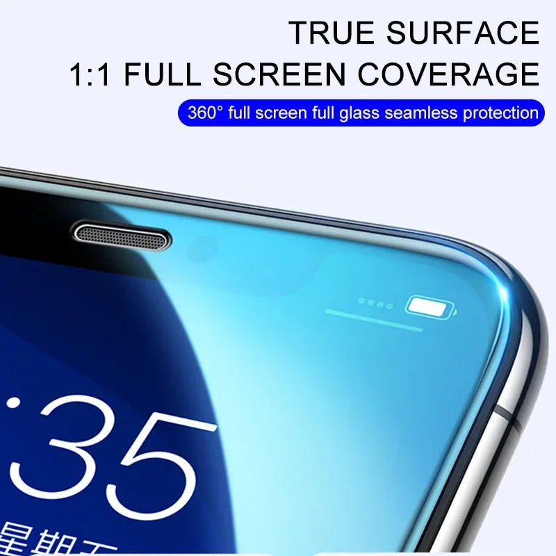 3PCS Glass Protector Phone Case for IPhone 17 Air 16 15 14 13 11 Pro Max Plus 12 Mini 17Pro 17Air 16e IPhone17 Cover Accessories