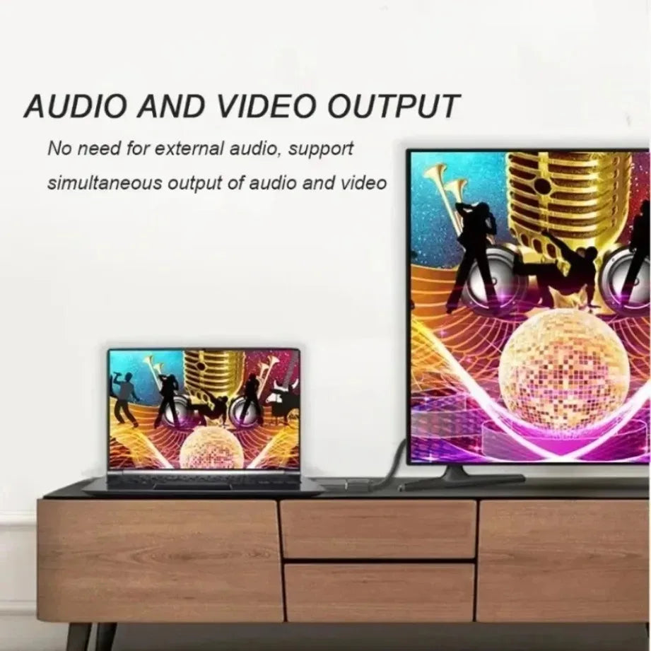 4K/1080P DP DisplayPort to HDMI-compatible Adapter Converter DP Male to Female HDMI-Compatible Adapter for Laptop PC Projector