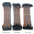 Dupont Line 20CM 40Pin Male to Male + Male to Female and Female to Female Jumper Wire Dupont Cable for Arduino DIY KIT