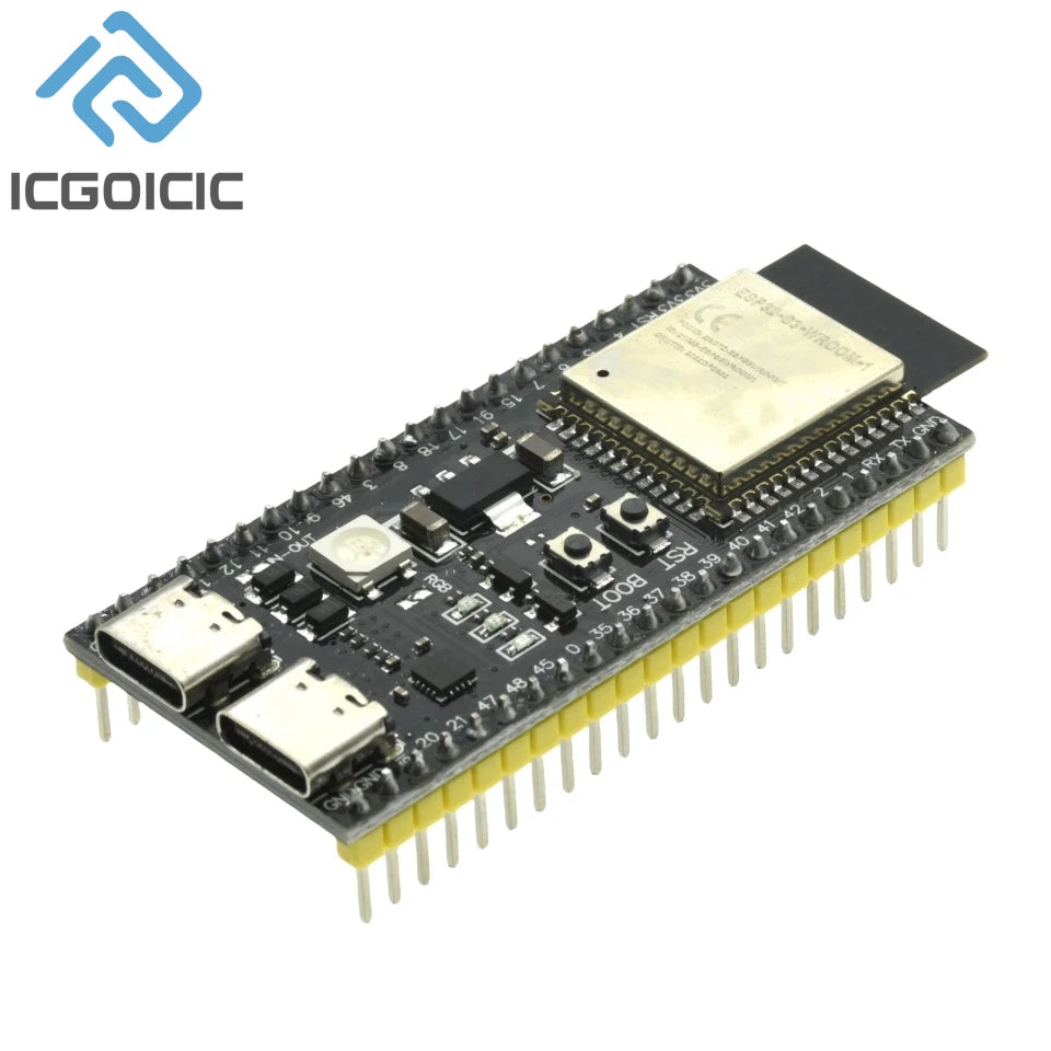ESP32 S3 Development Boards with Expansion Adapter Kit 2.4G Wifi BT Module ESP32-S3-WROOM-1 N8R2/8 N16R8 44Pin Type-C ESP32-S3