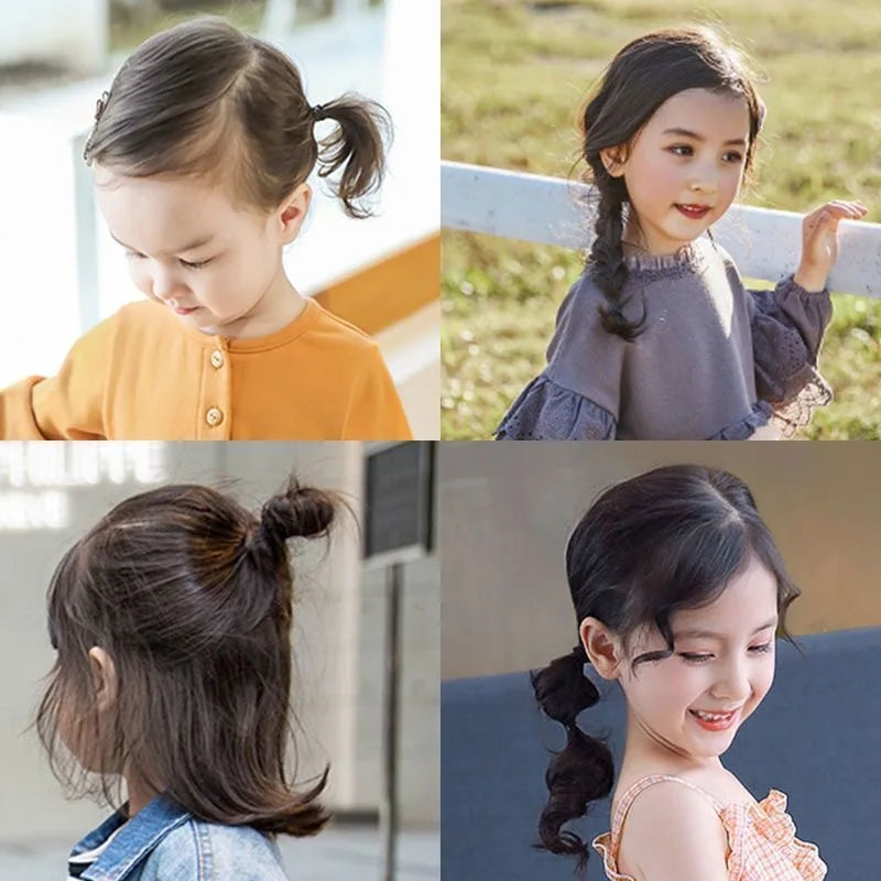 1000Pcs Colorful Disposable Hair Bands Girls Elastic Rubber Band Kids Ponytail Holder Headband Children Hair Accessories