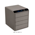 Smart Popular Jewelry Box Leather Storage Safe Box Cabinet Money Deposit Box for Earring Bracelet Necklace Ring Watch